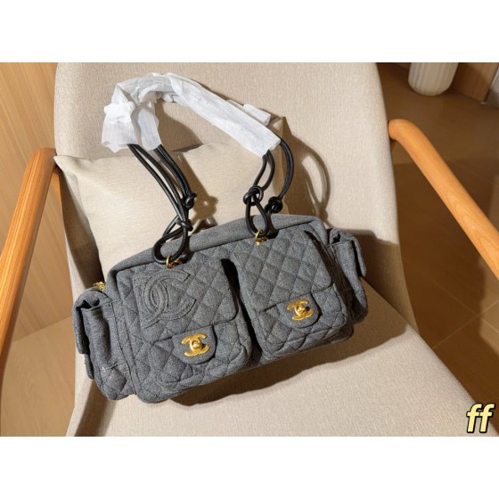 2025 New Denim Cambon Motorcycle Bag